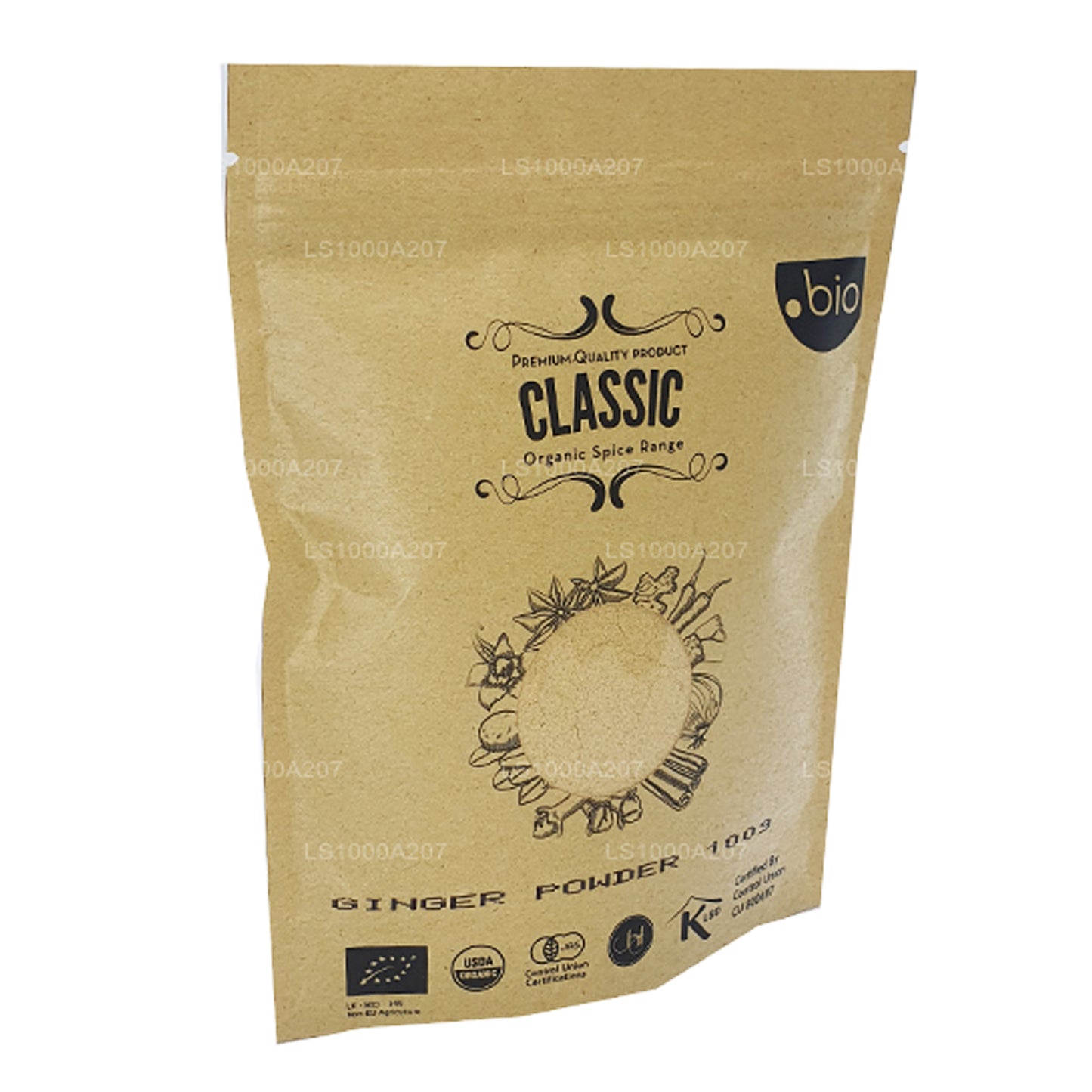 Organiczny proszek imbirowy lakpura