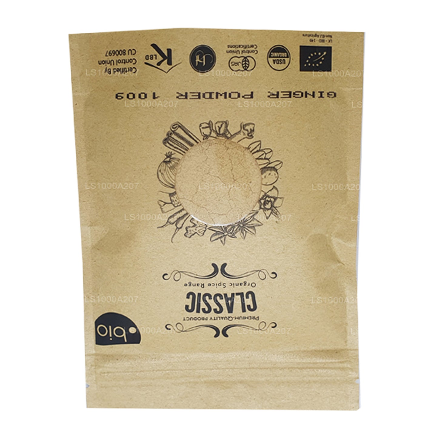 Organiczny proszek imbirowy lakpura