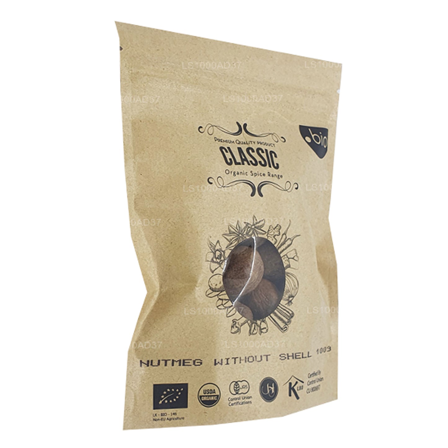 Lakpura Organiczna gałka muszkatołowa bez muszli