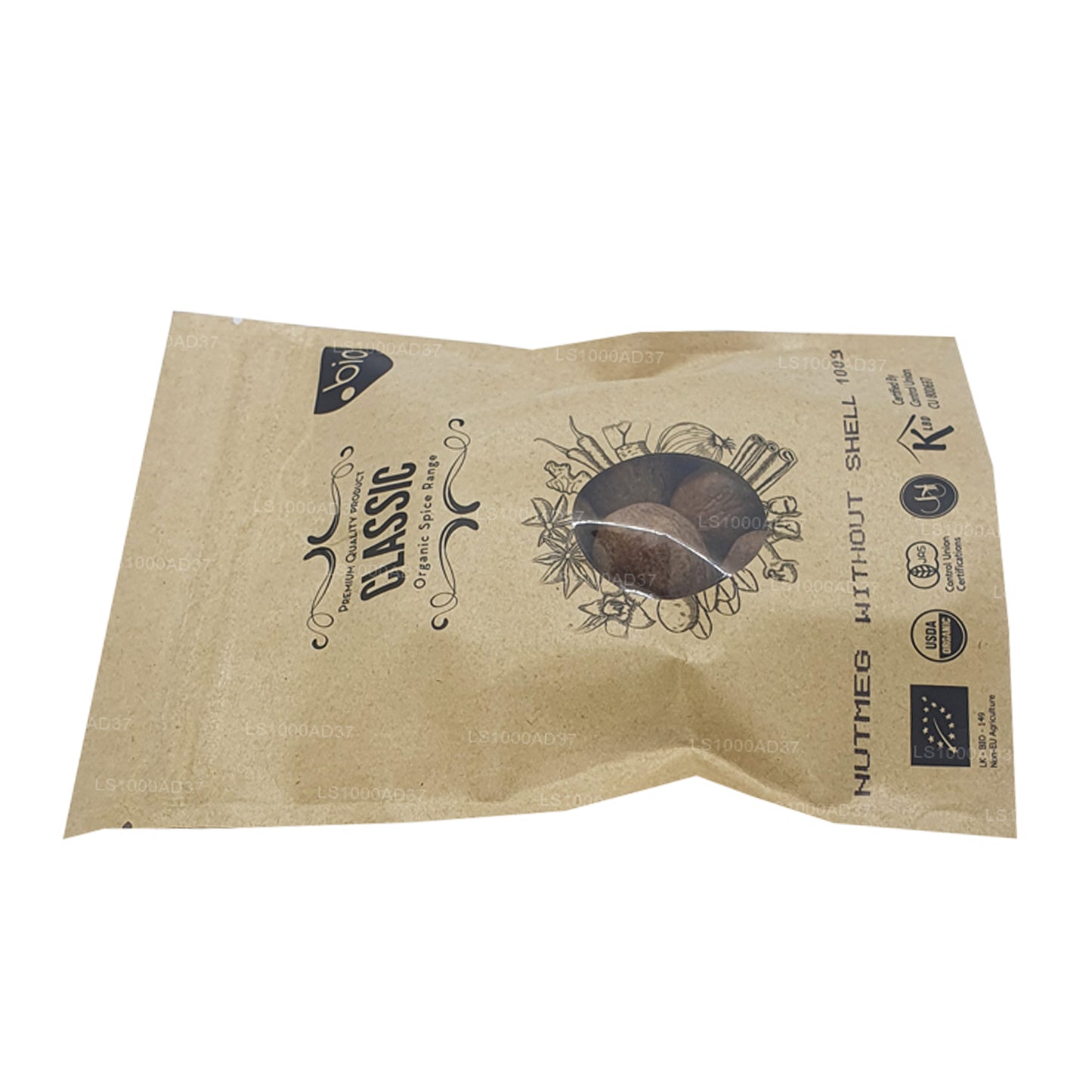 Lakpura Organiczna gałka muszkatołowa bez muszli