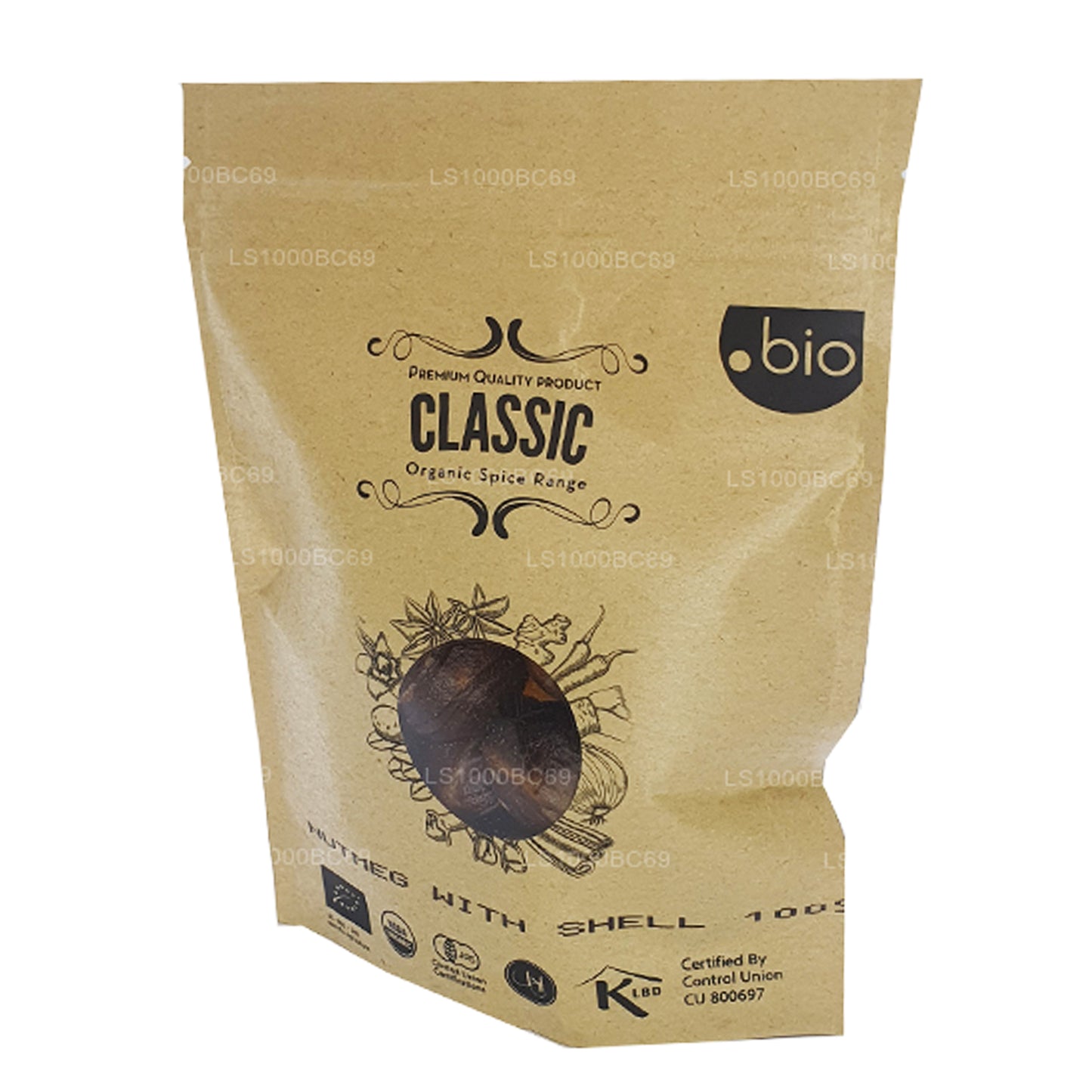 Lakpura Organiczna gałka muszkatołowa z muszli