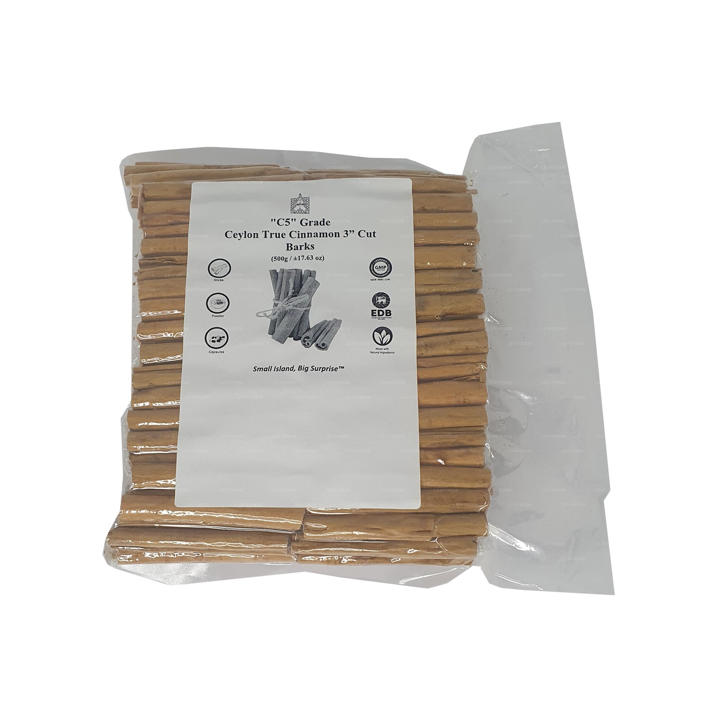 Lakpura „C5" klasy Ceylon True Cinnamon Barks Pack