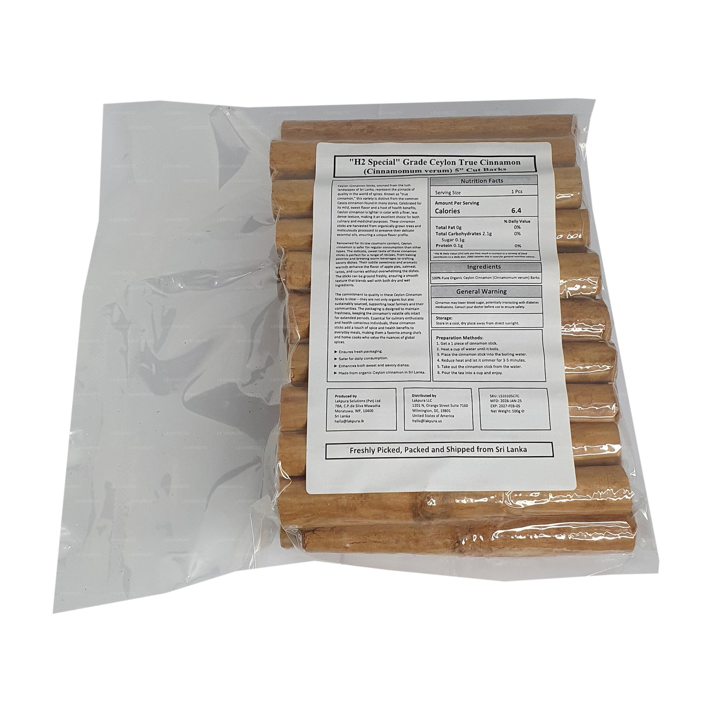 Lakpura „H2 Special” klasy Ceylon True Cinnamon Barks Pack