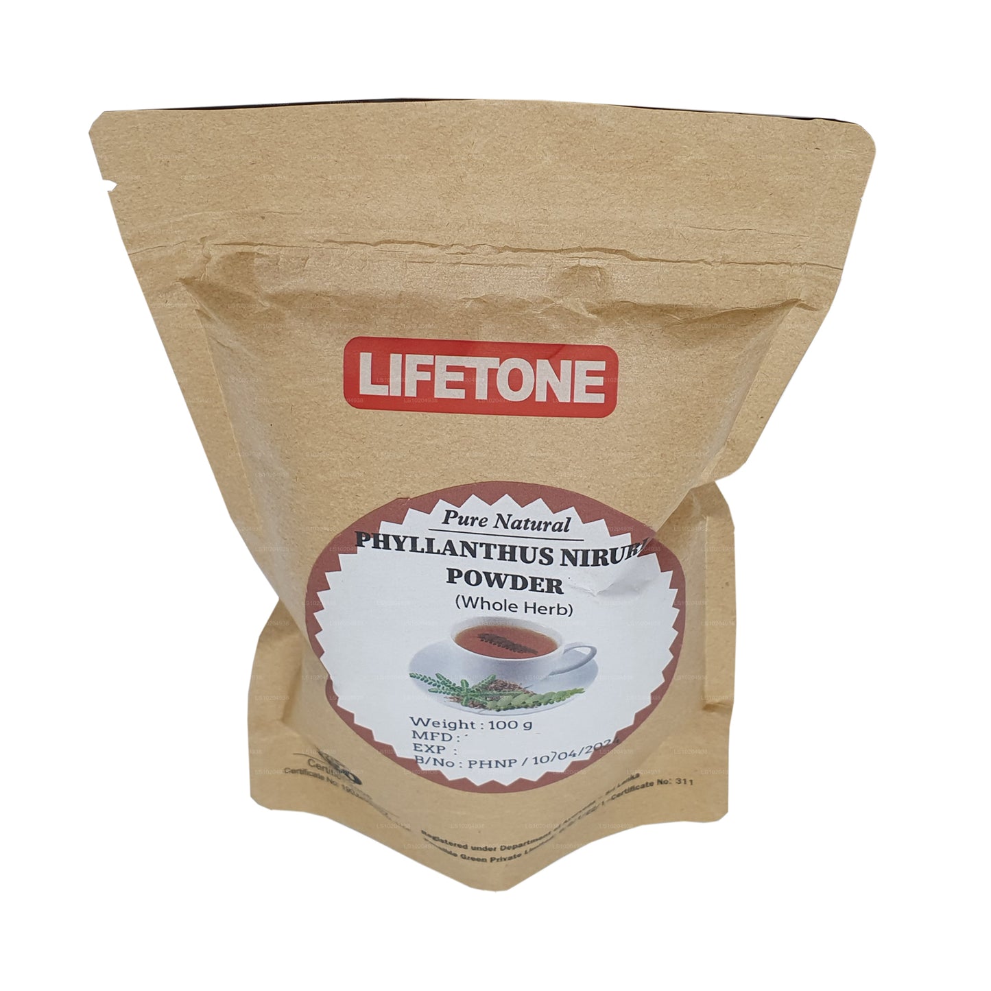Lifetone Phylanthus Niruri w proszku (100g)