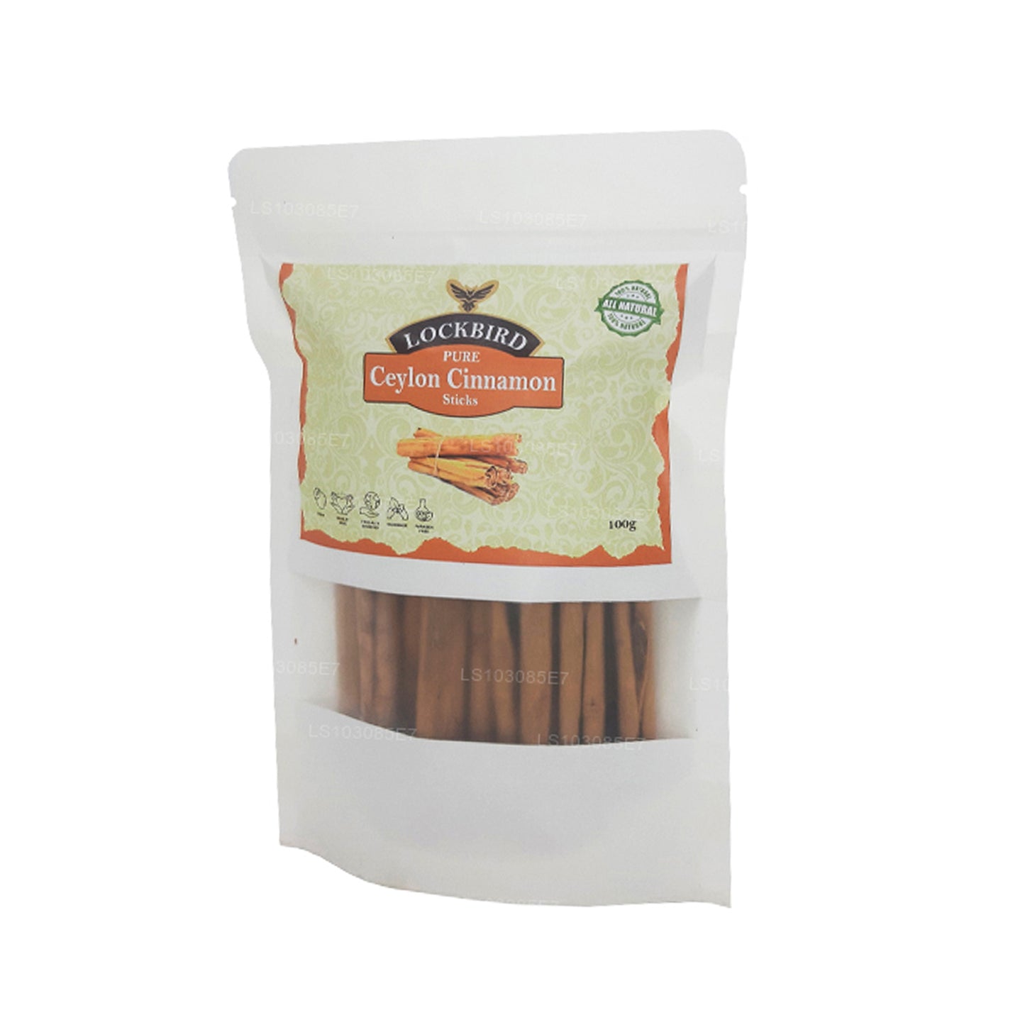 Lockbird Pure Ceylon Cinnamon Sticks (100g)