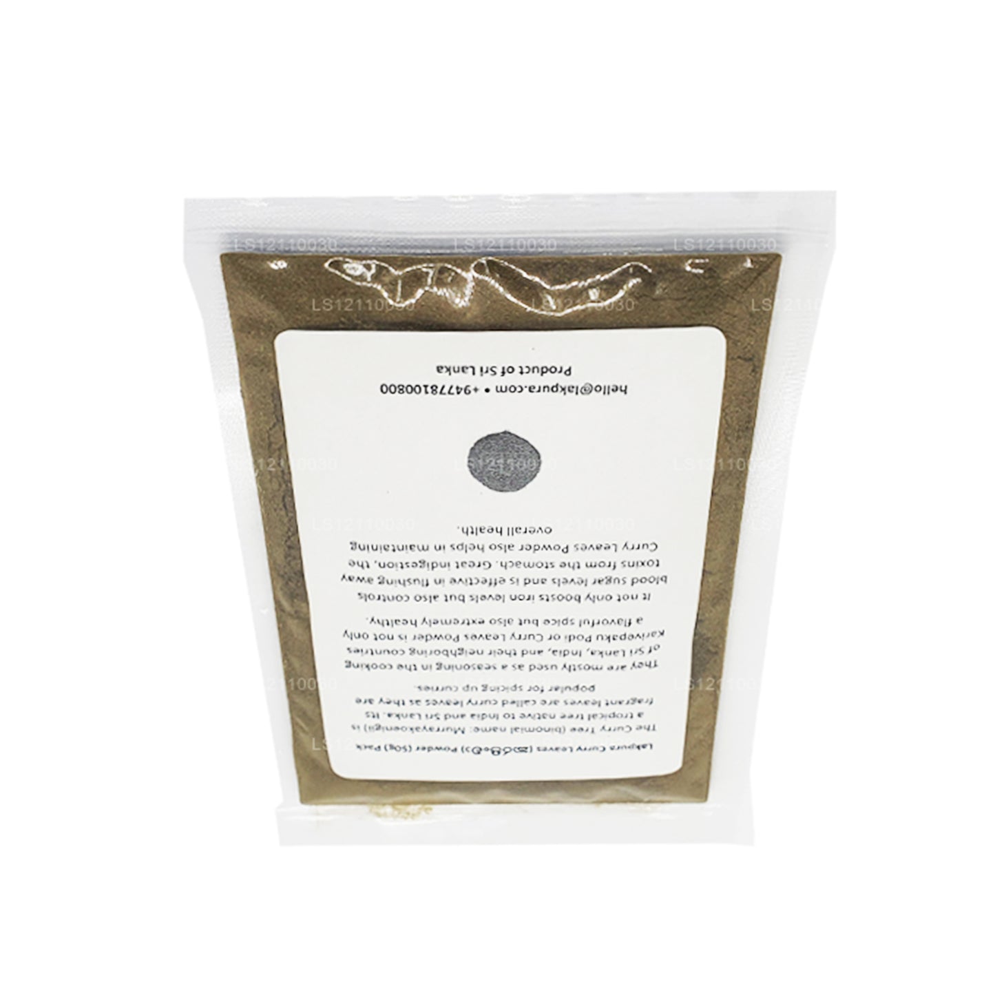 Lakpura Odwodniony proszek z liści curry (100g)