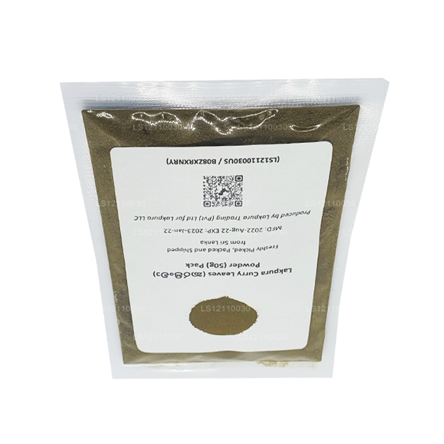 Lakpura Odwodniony proszek z liści curry (100g)