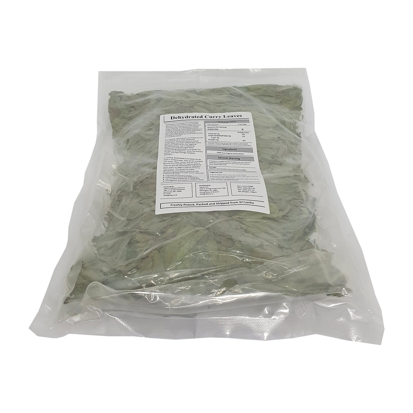 Suszone liście curry Lakpura®