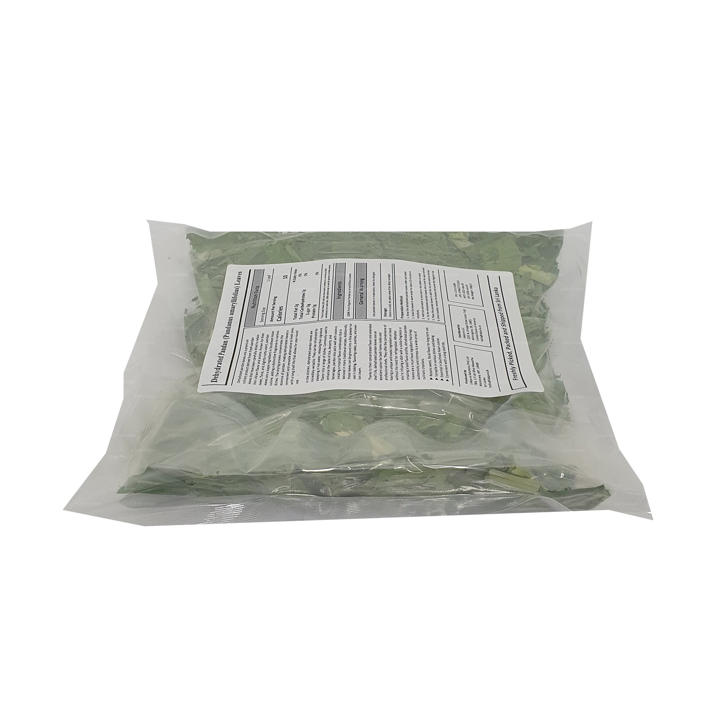 Odwodnione liście Rampe Pandan Lakpura