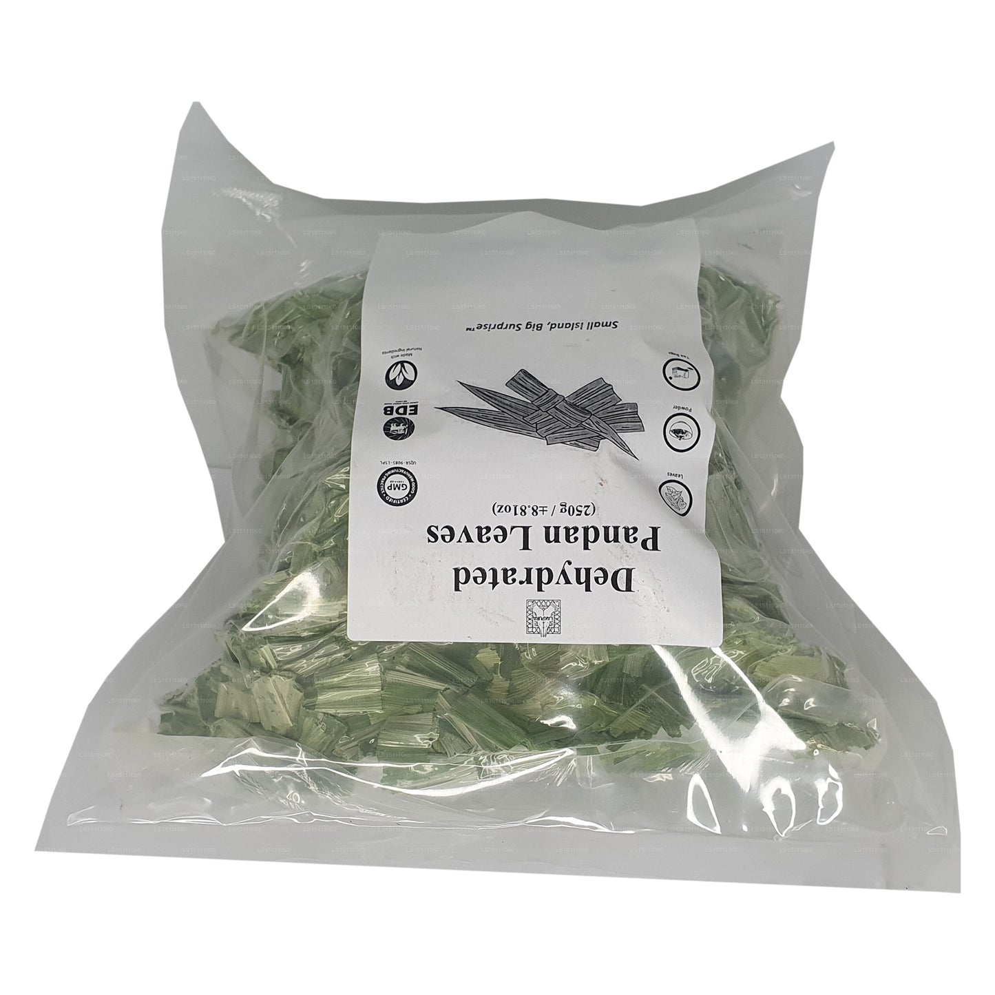 Odwodnione liście Rampe Pandan Lakpura