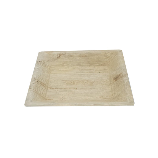 Ręcznie robione płyty spożywcze z liści Areca 20 cm x 20 cm (typ kwadratowy)