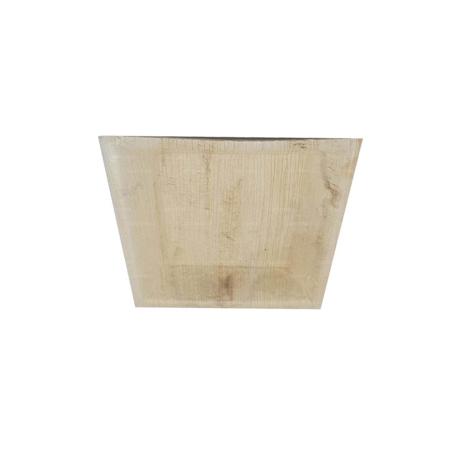 Ręcznie robione płyty spożywcze z liści Areca 20 cm x 20 cm (typ kwadratowy)