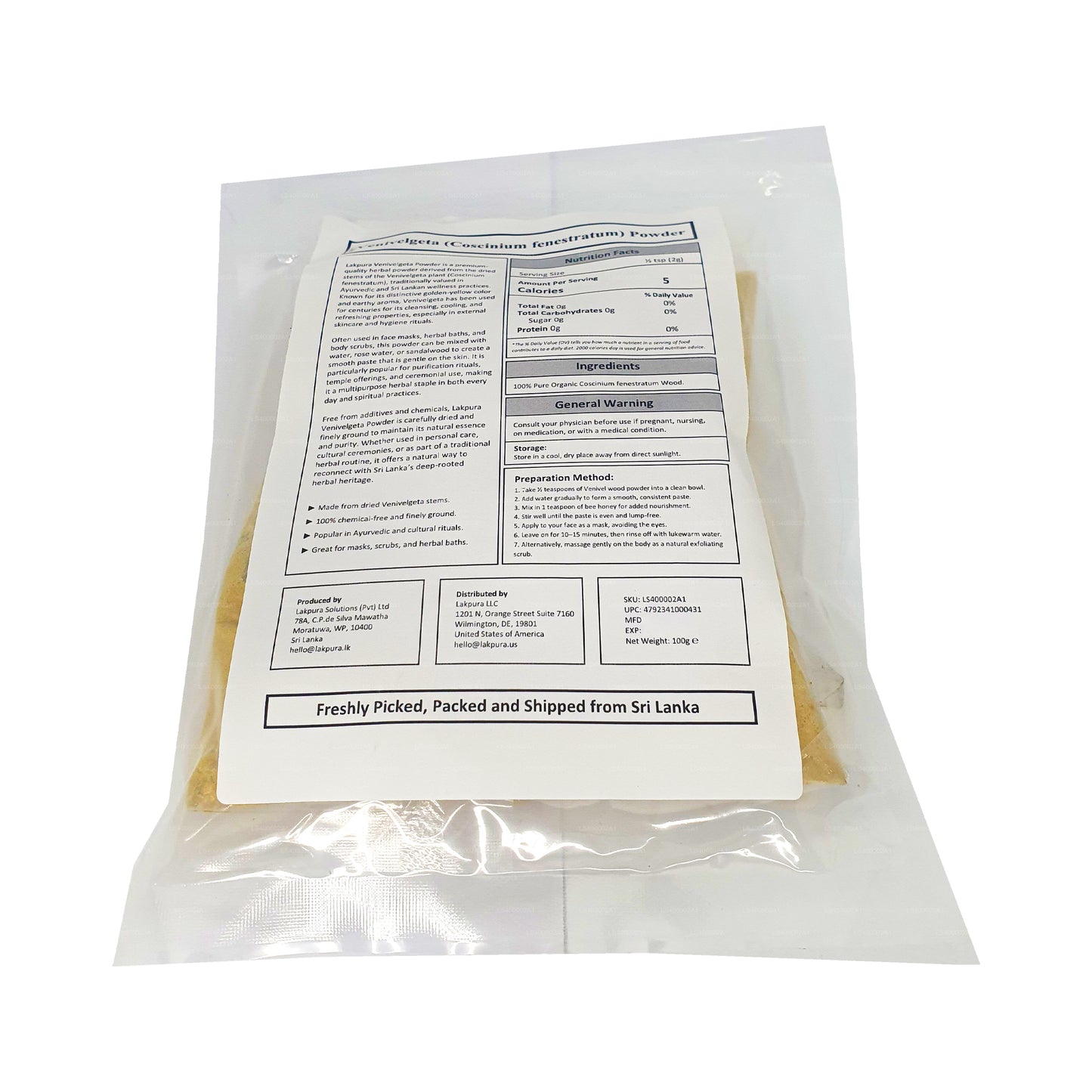 Lakpura Weniwelgeta Powder