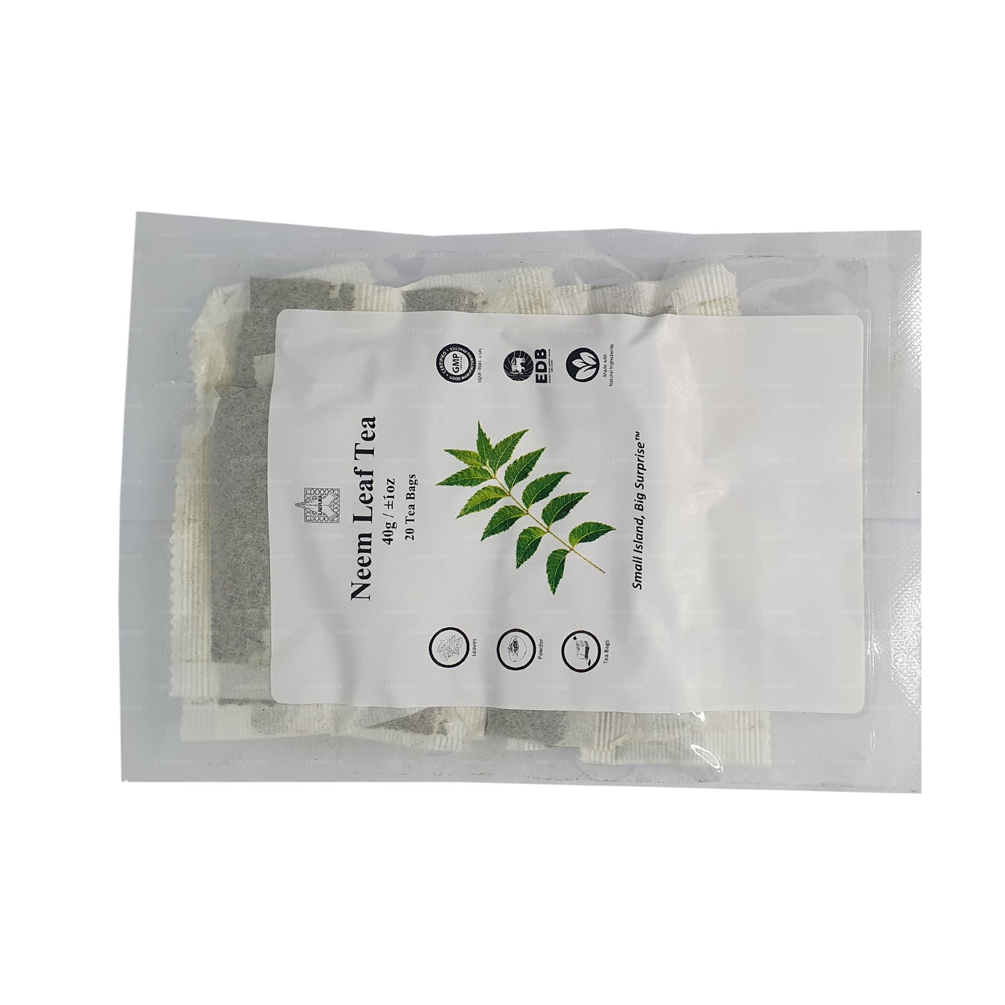 Lakpura Tea z liści Neem (40g) 20 torebek herbaty