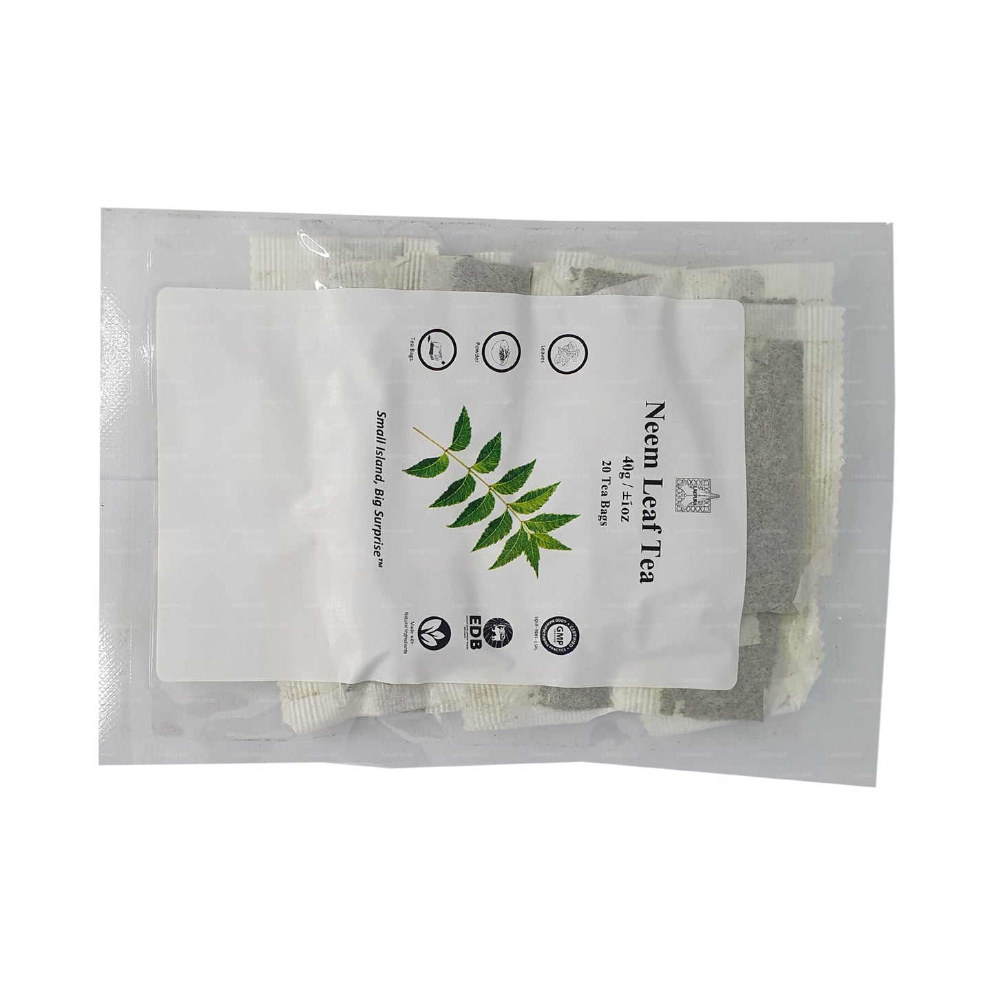 Lakpura Tea z liści Neem (40g) 20 torebek herbaty