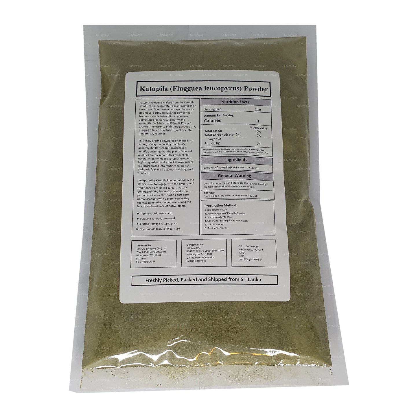 Lakpura Katupila w proszku