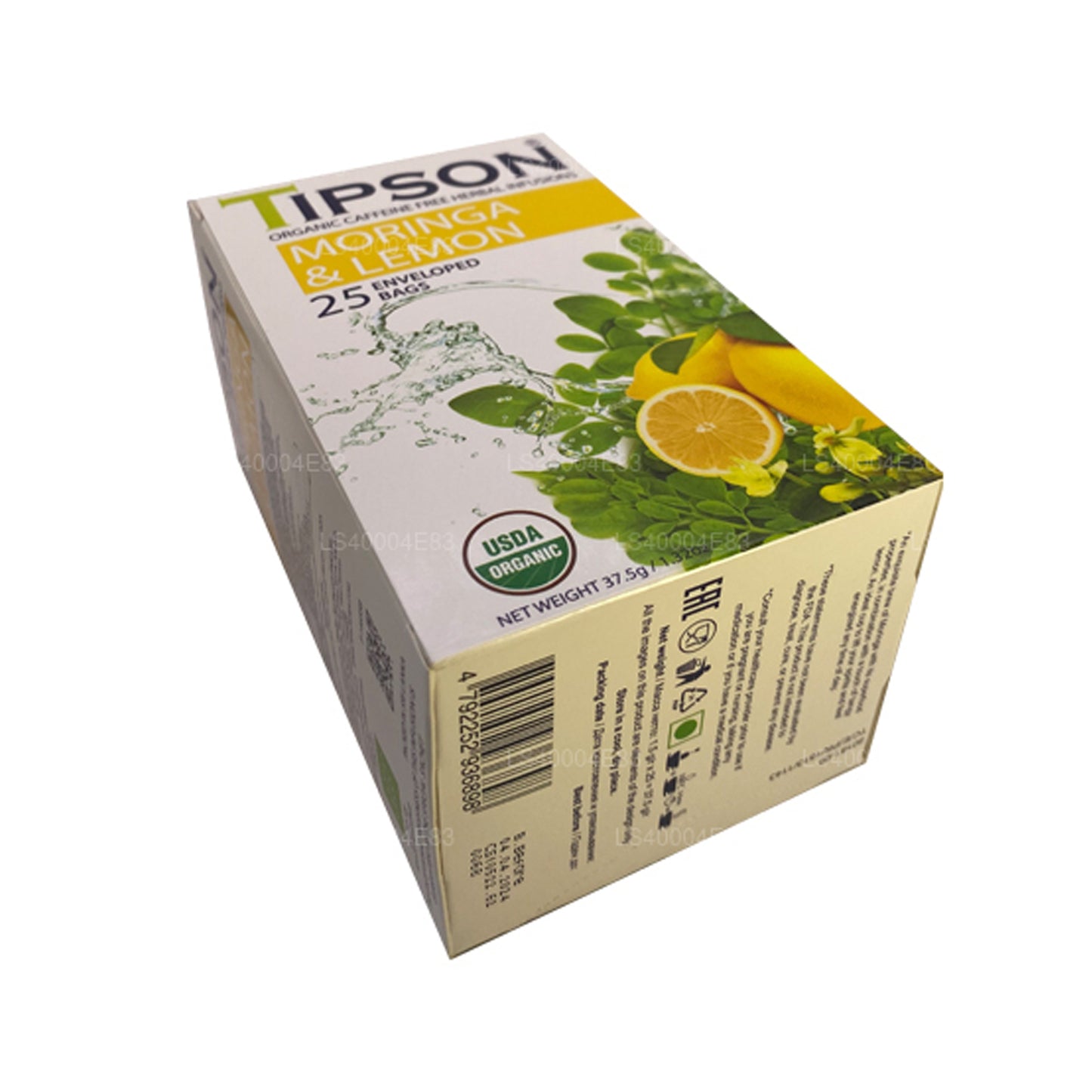 Tipson Moringa I Herbata Cytrynowa (37,5 g) 25 Torebek Herbaty