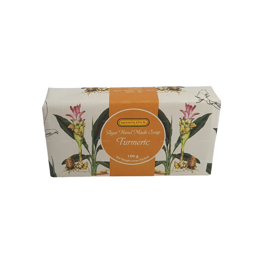 Mydło ręcznie robione Siddhalepa - kurkuma (100 g)