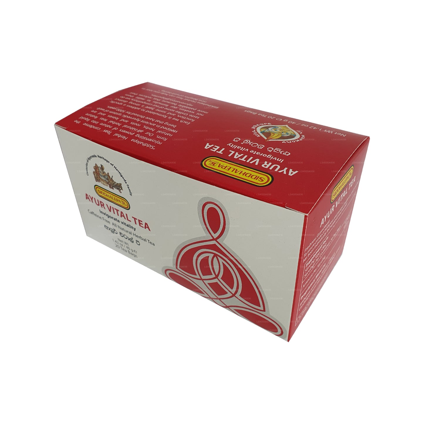 Siddhalepa Ayur Vital Tea (40g) 20 torebek