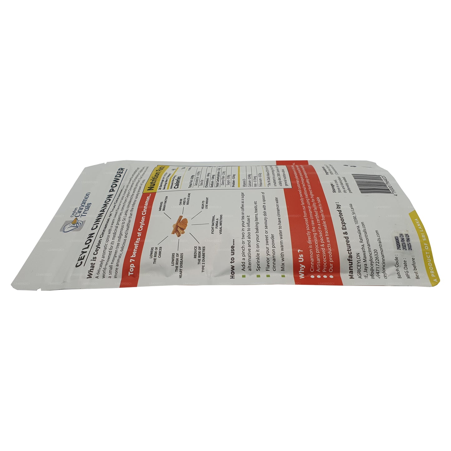 Ceylon Cinnamon Trails Cynamon w proszku (100g)