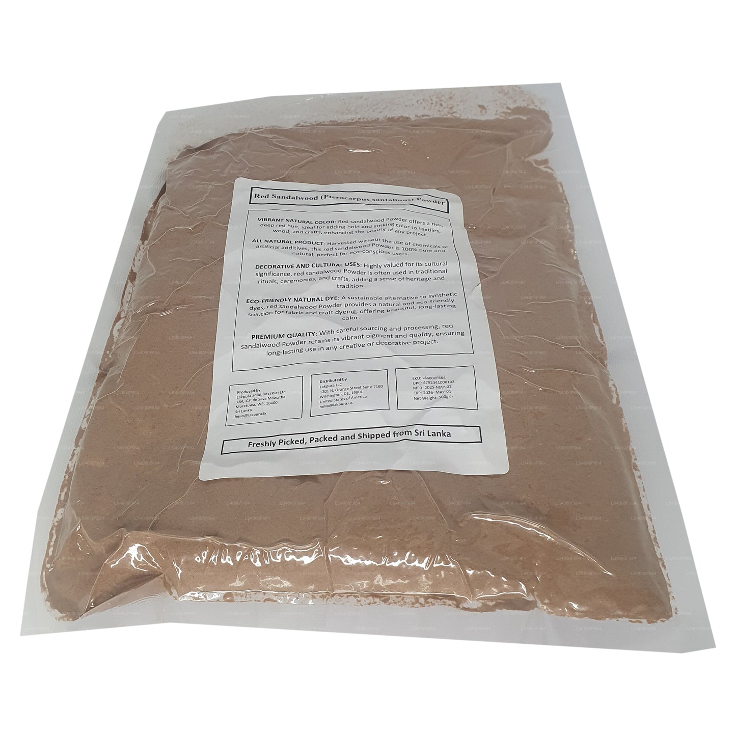 Lakpura Czerwony proszek z drzewa sandałowego