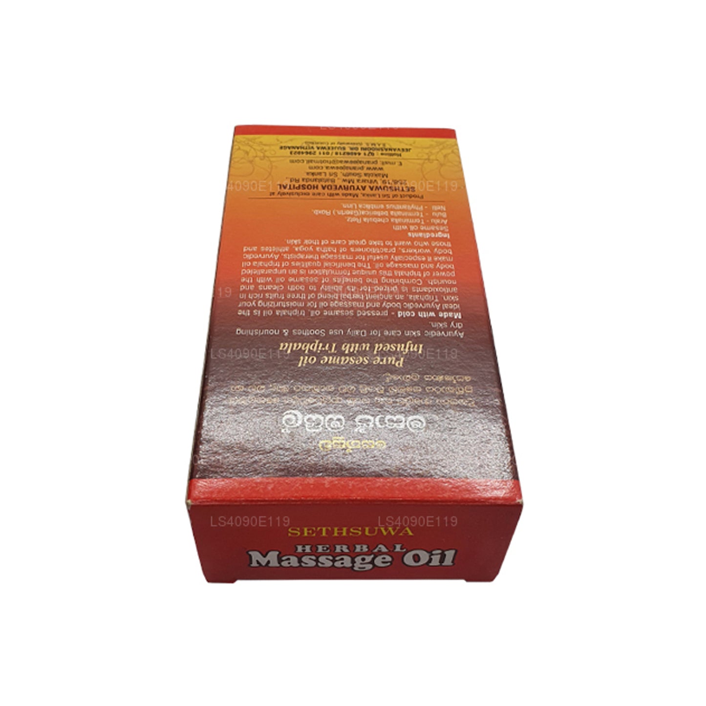 Ziołowy olejek do masażu Sethsuwa