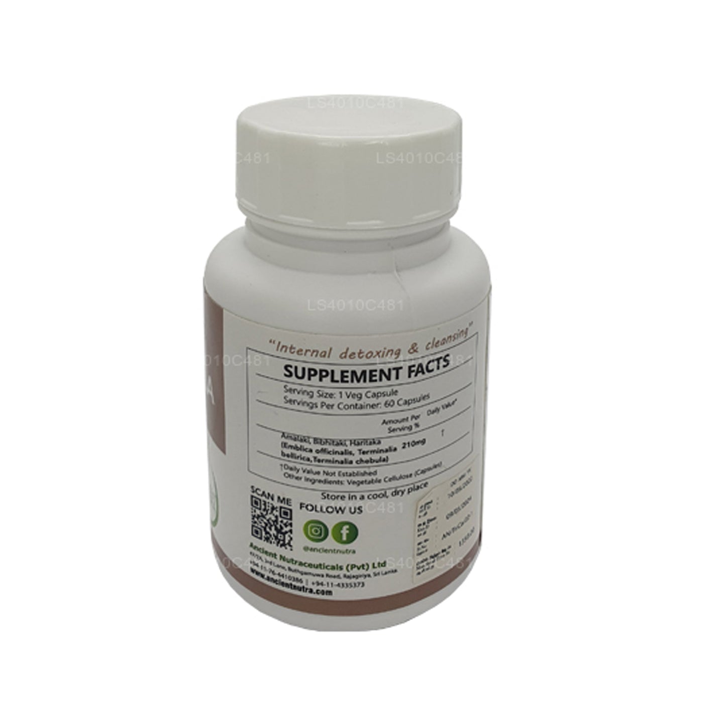 Ancient Nutra Triphala (60 Kapsułek)