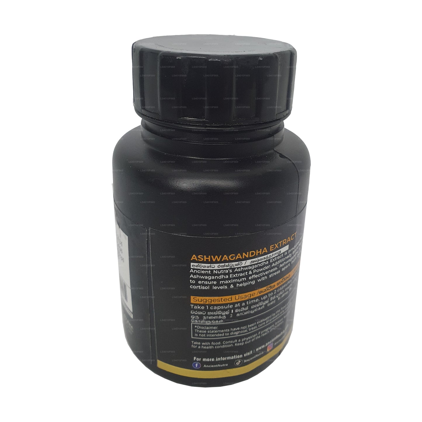 Ekstrakt z Ancient Nutra Ashwagandha (60 kapsułek)