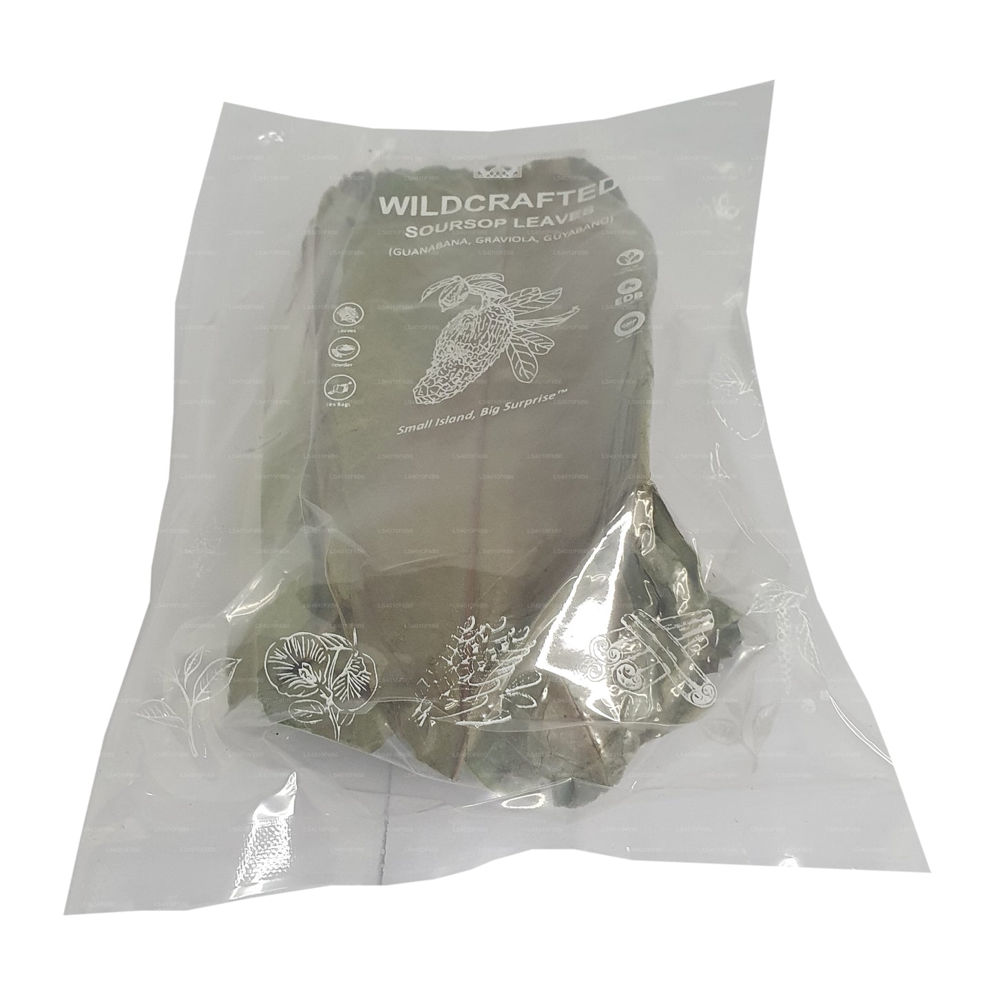 Lakpura® Wildcrafted Soursop (Guanabana, Graviola, Guyabano) Suszone Liście Całe
