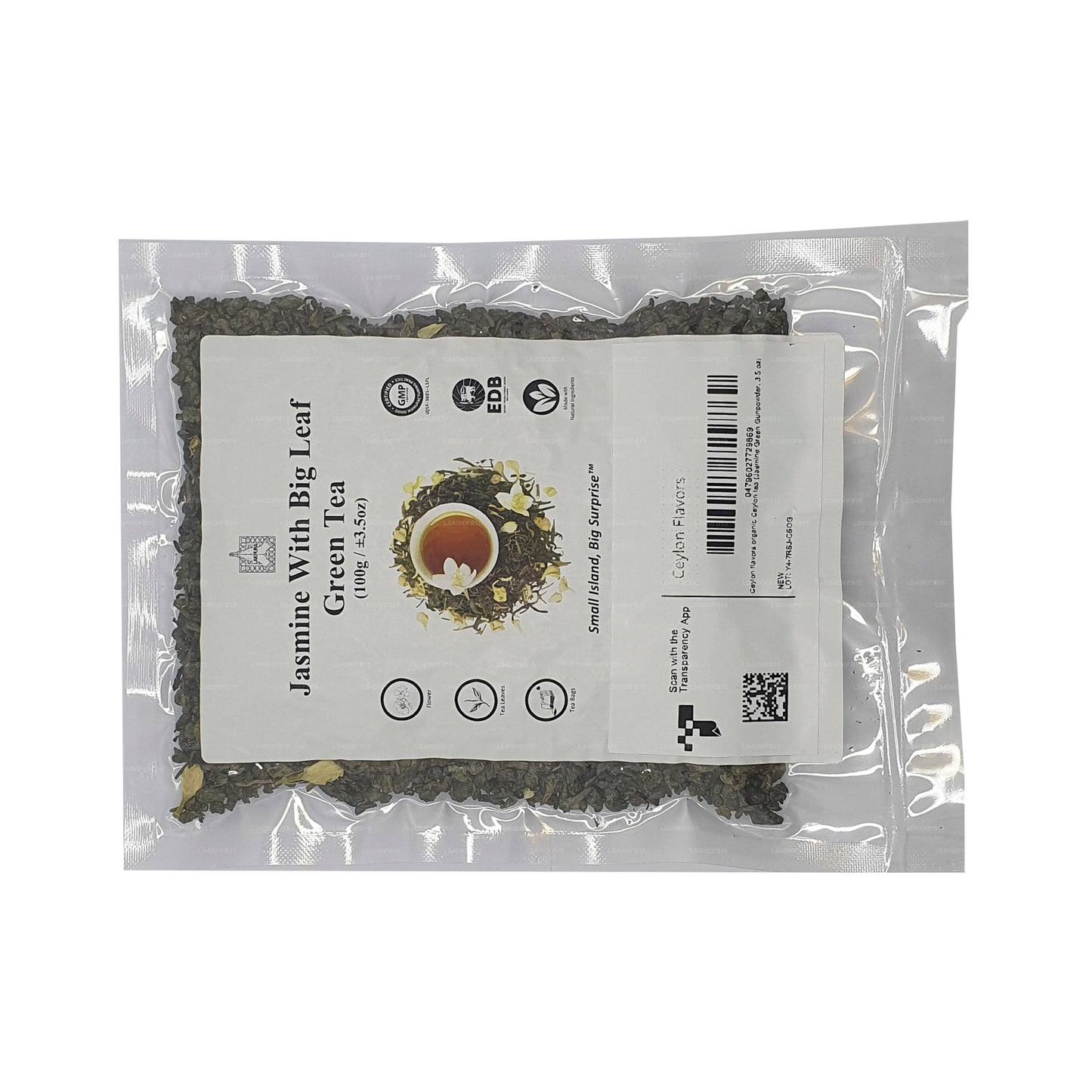 Lakpura Jaśmin i Zielona Herbata Wielkolistna (100g)