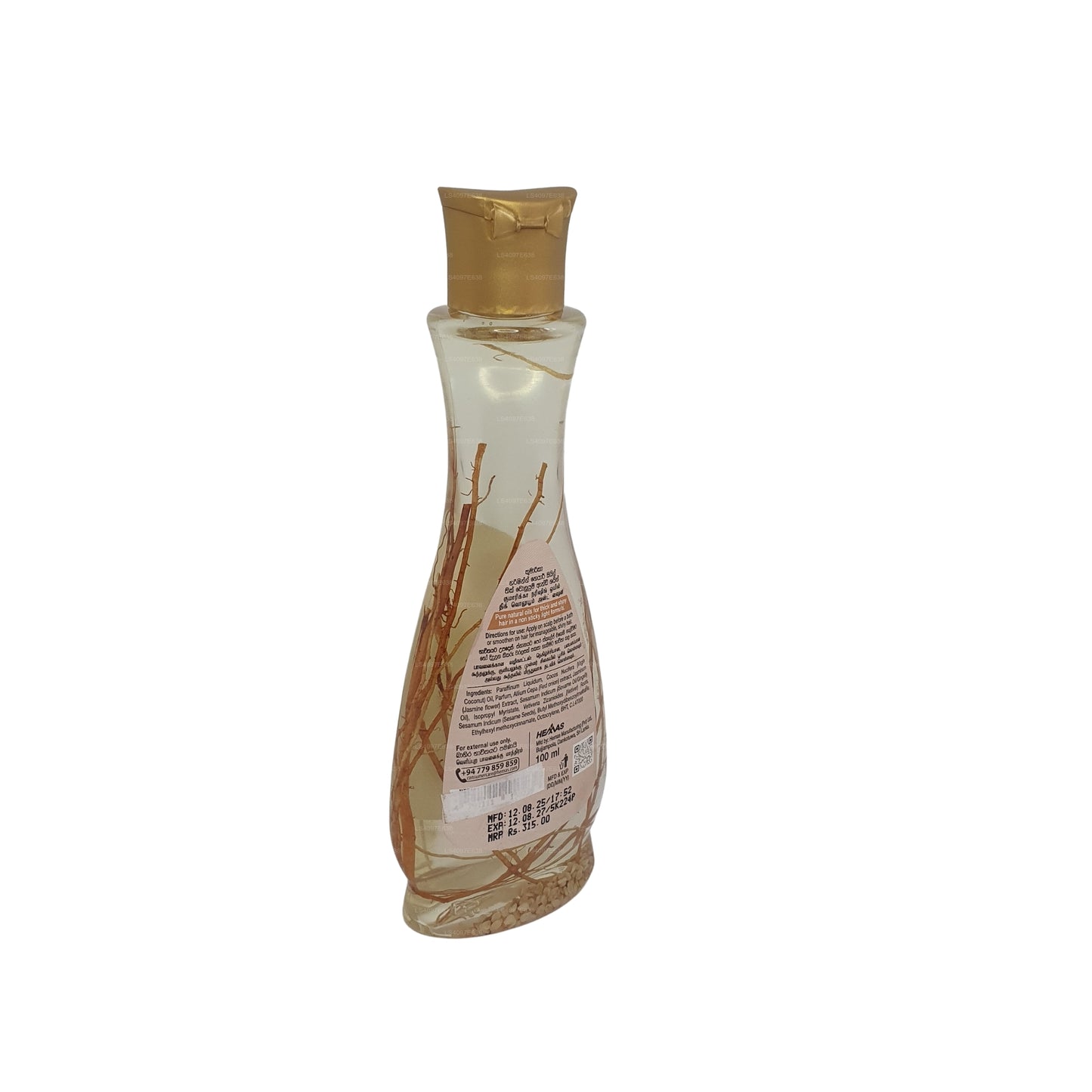 Kumarika Odżywczy Olejek Do Włosów „Kontrola Przerzedzania Włosów” (100ml)