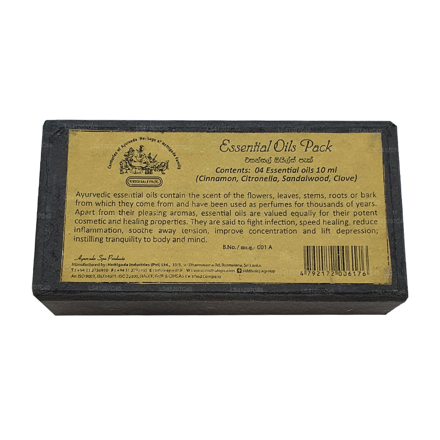 Siddhalepa Olejki eteryczne Pack (4 x 10ml)