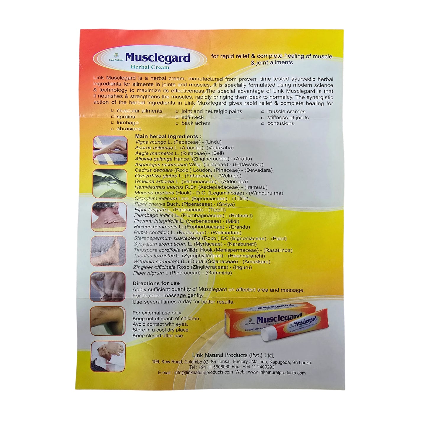 Link Krem ziołowy Musclegard (25g)