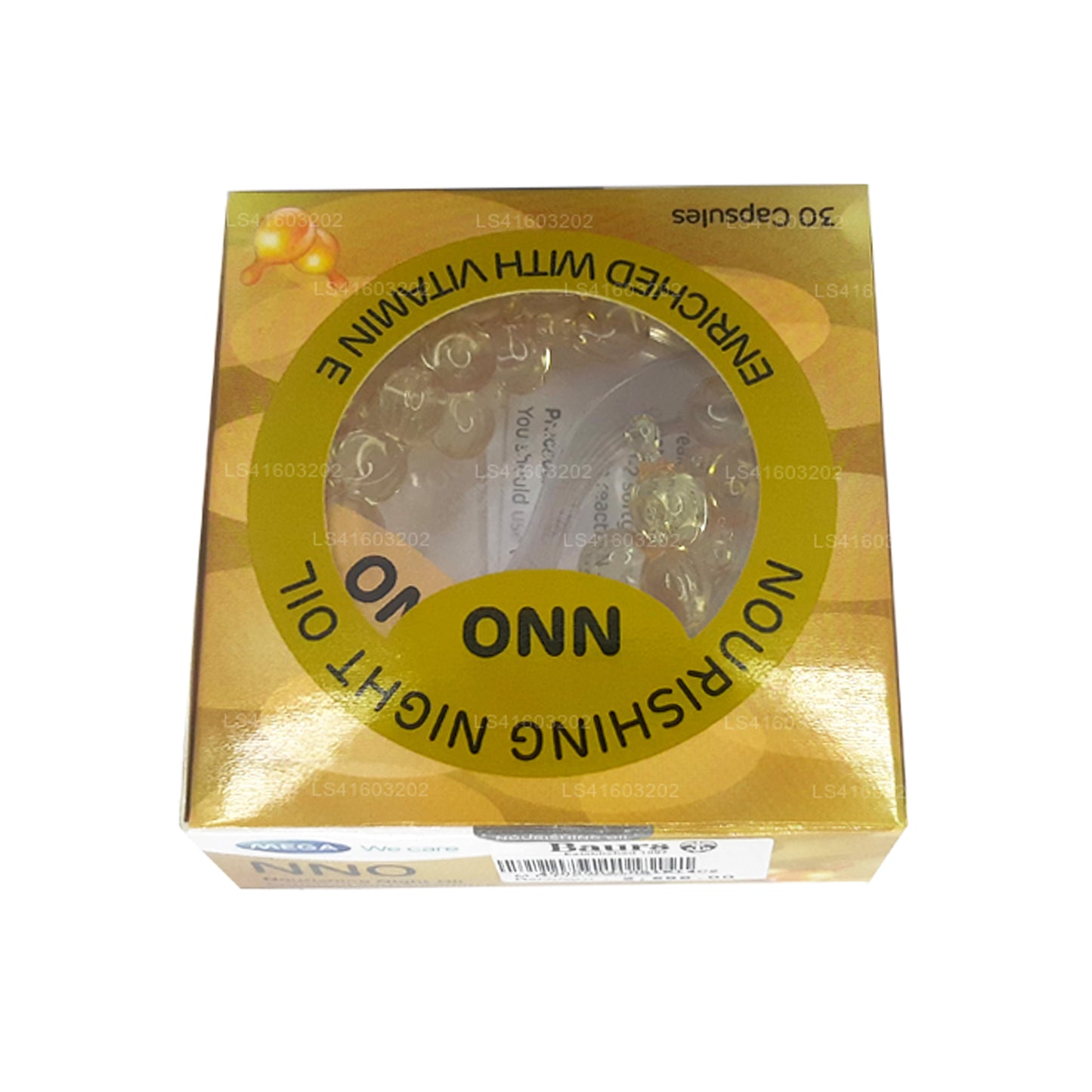 NNO Odżywczy olejek na noc z witaminą E i olejem jojoba (30 kapsułek)