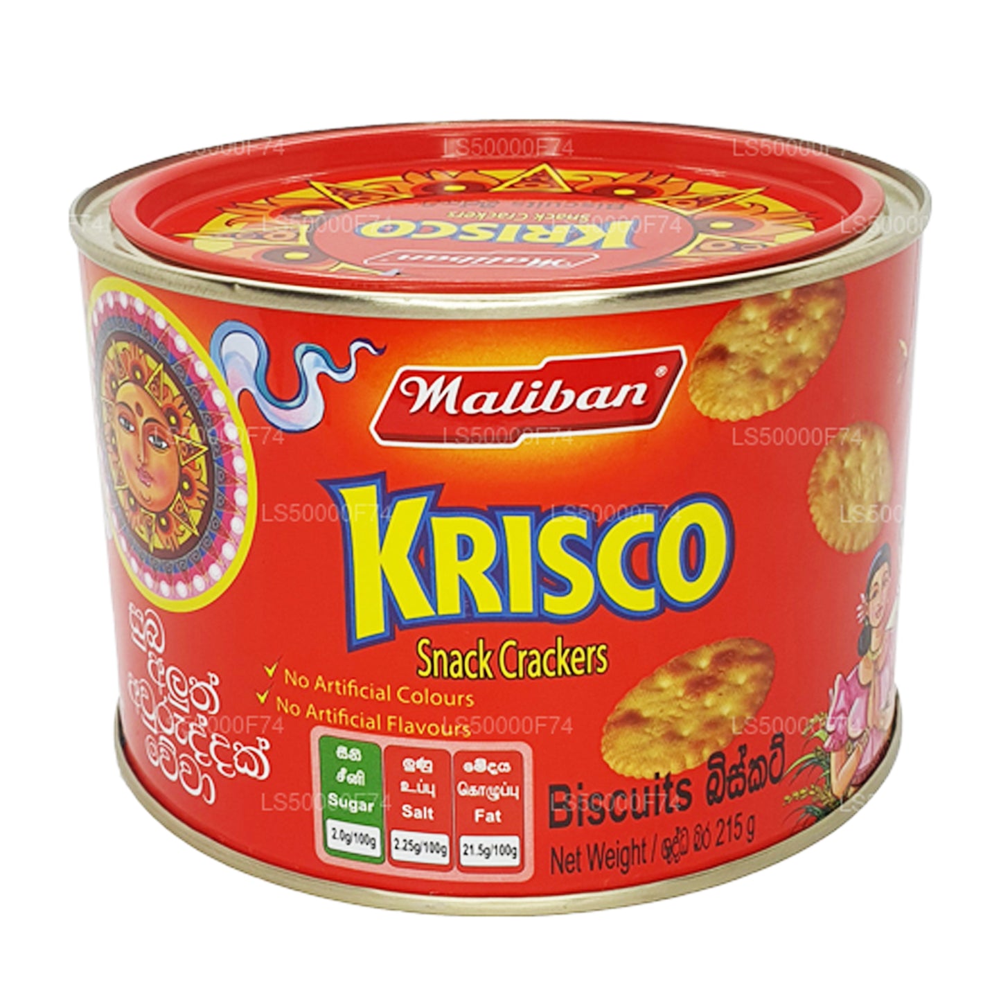 Maliban Krisco Snack Krakersy Herbatniki (215g)