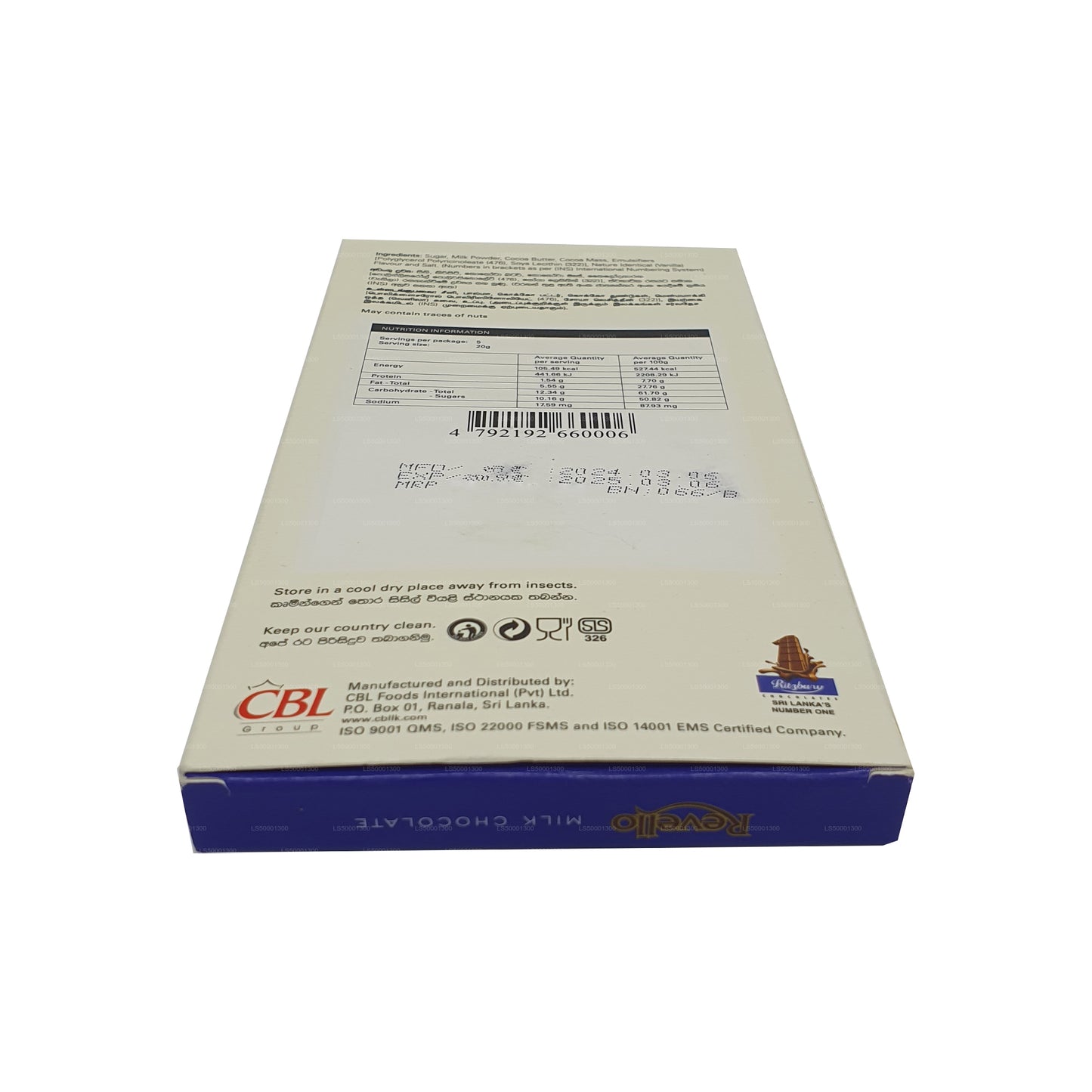 Czekolada mleczna Revello