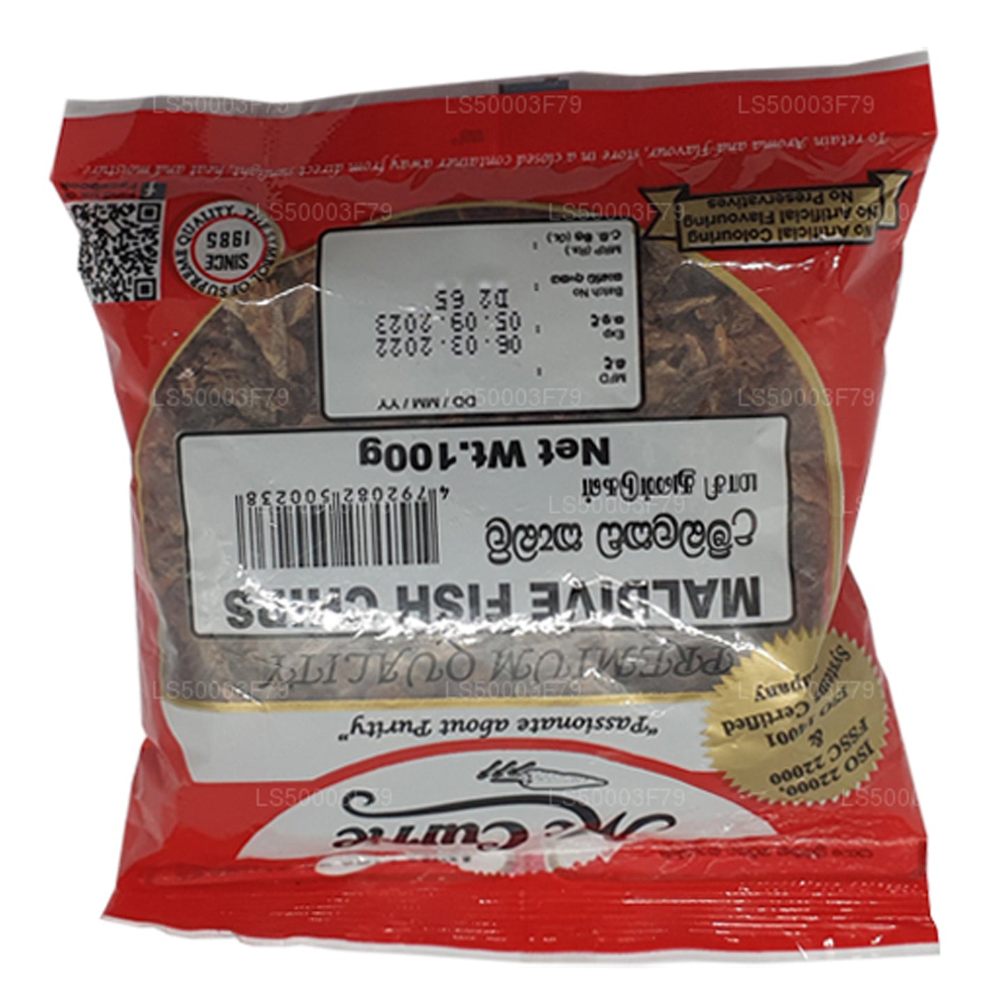 Chipsy rybne Mc Currie Malediwy (100g)