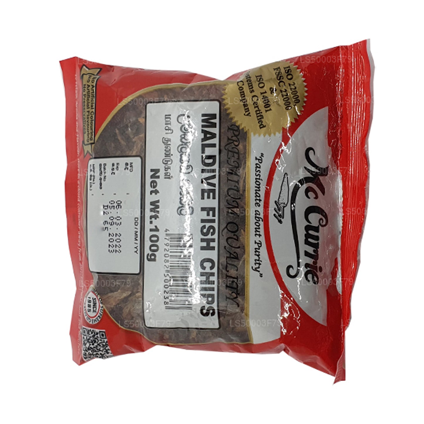 Chipsy rybne Mc Currie Malediwy (100g)