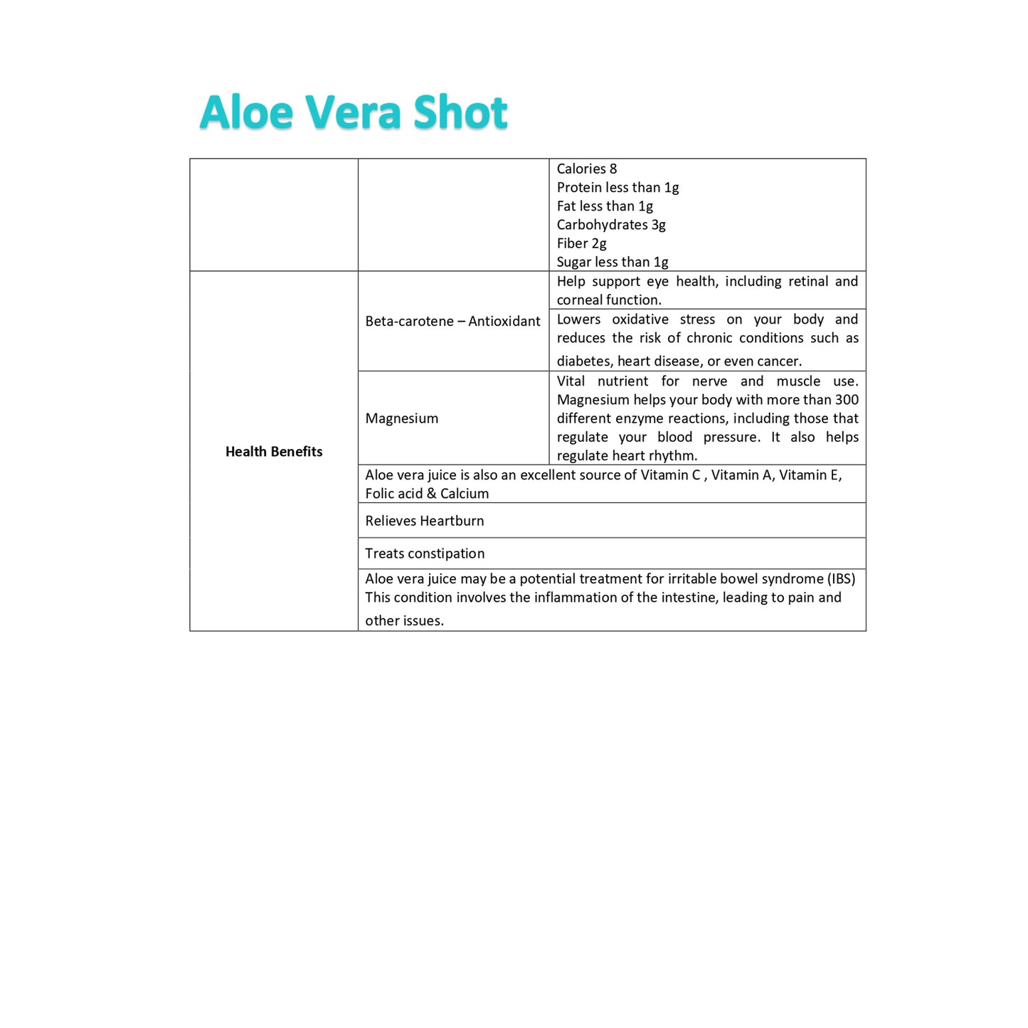 Ceylon Alovera Shot (200ml)