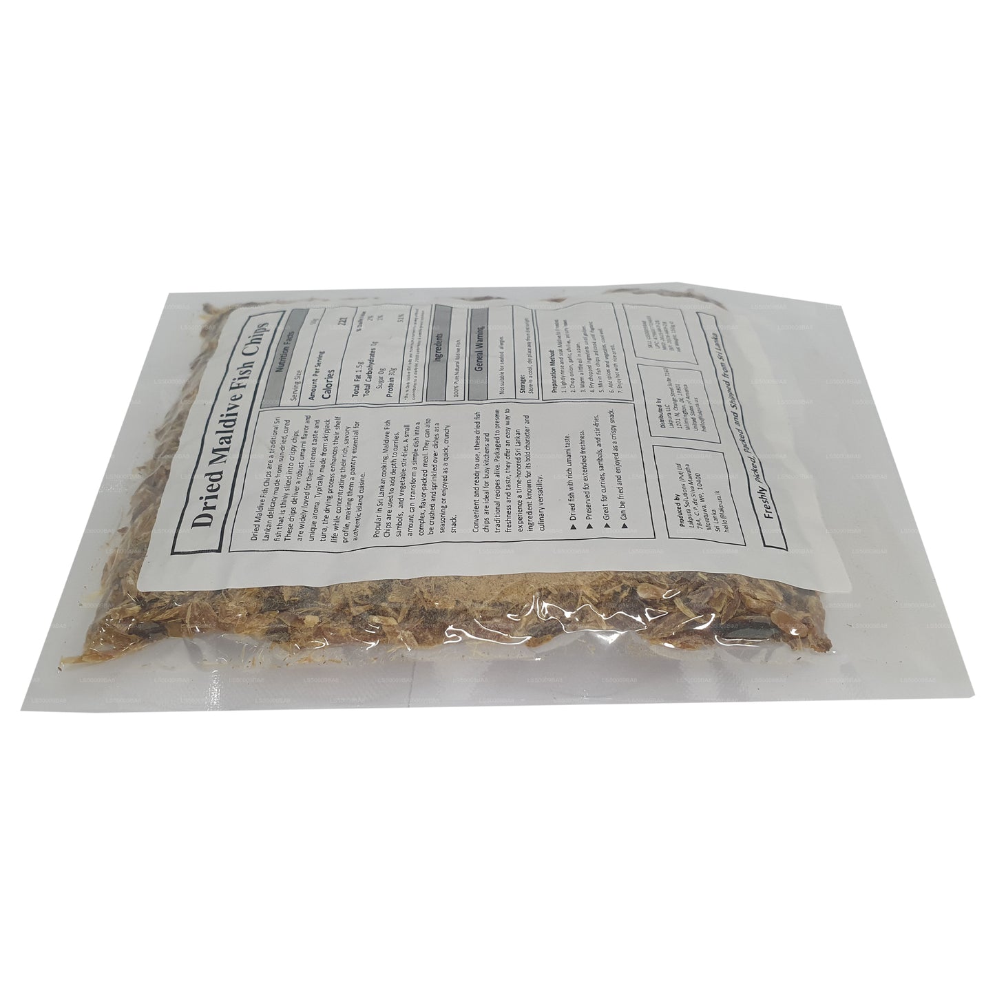 Lakpura Malediwy Fish Chips (150g) Opakowanie