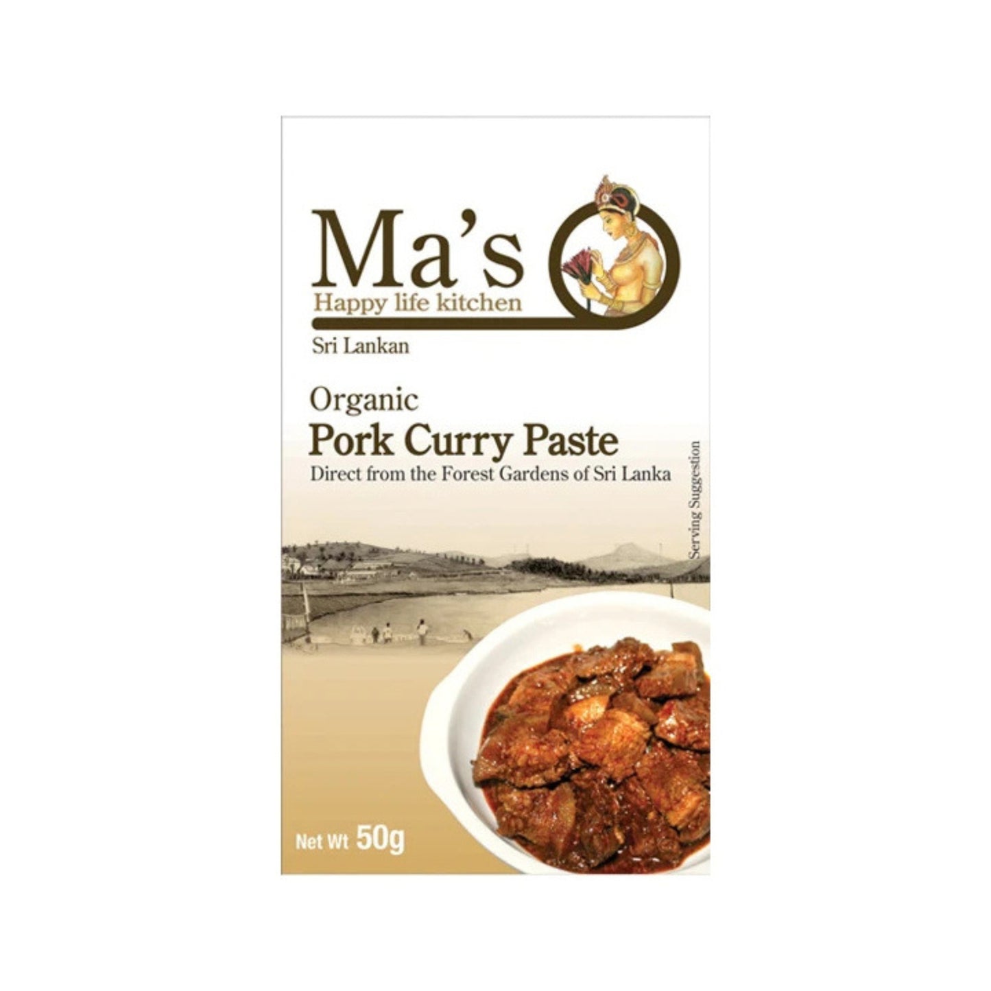 MA's Kitchen Organiczna pasta wieprzowa curry (50g)