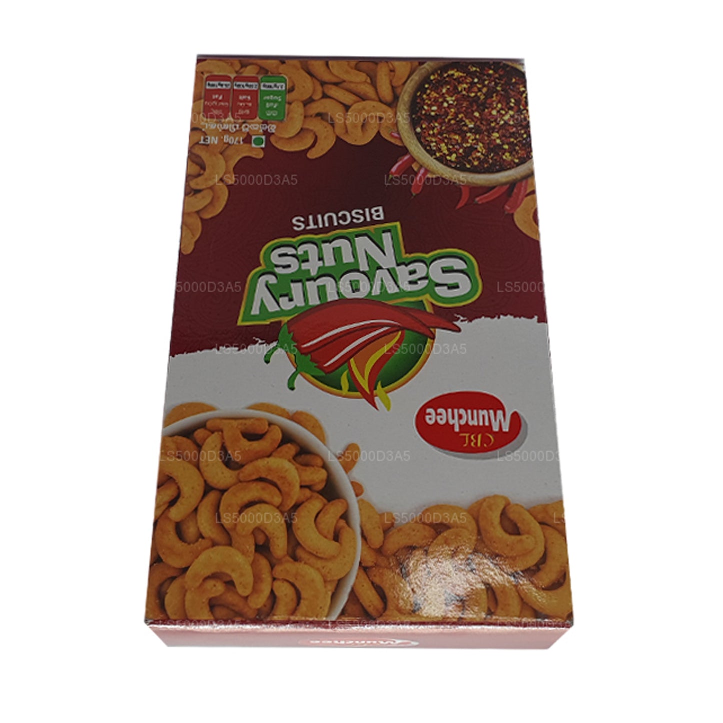 Munchee Biscuit Pikantne Orzechy (170g)