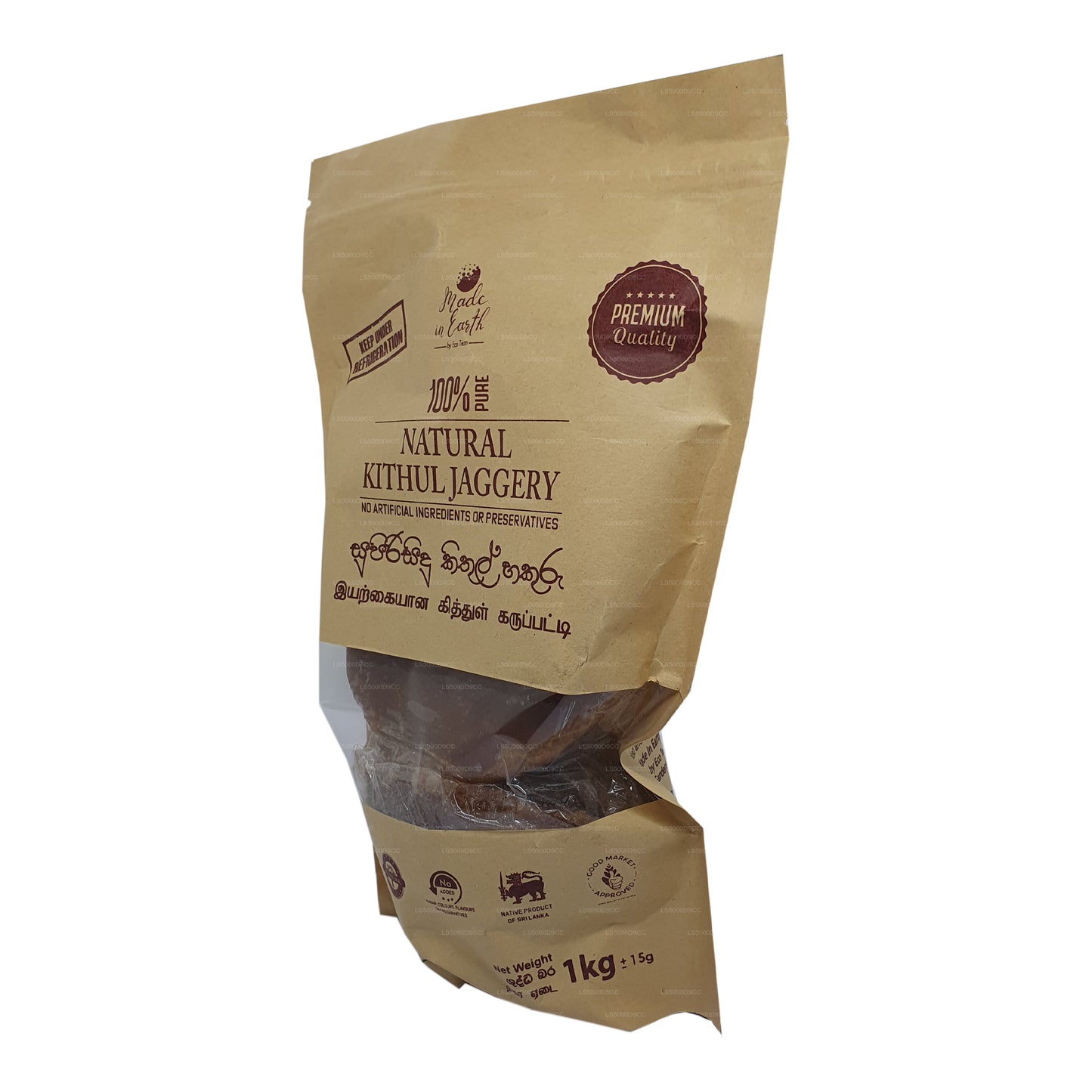 Made In Earth Czysty Naturalny Kithul Jaggery (500g)