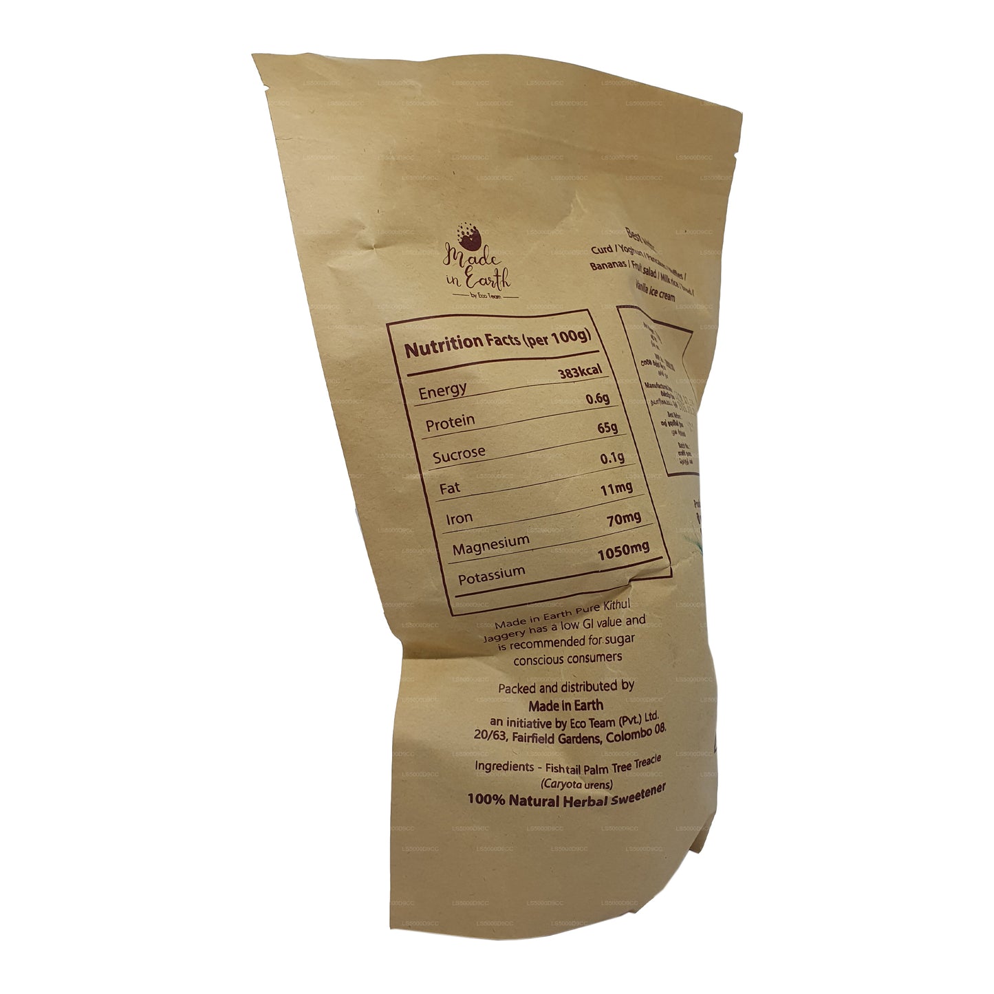 Made In Earth Czysty Naturalny Kithul Jaggery (500g)