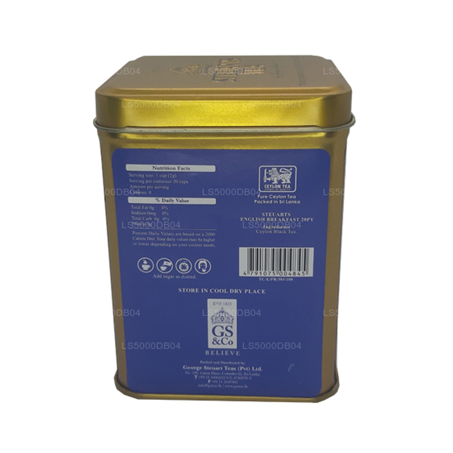 Steuarts Tea English Breakfast (40g) 20 Pyramid Tea Bags