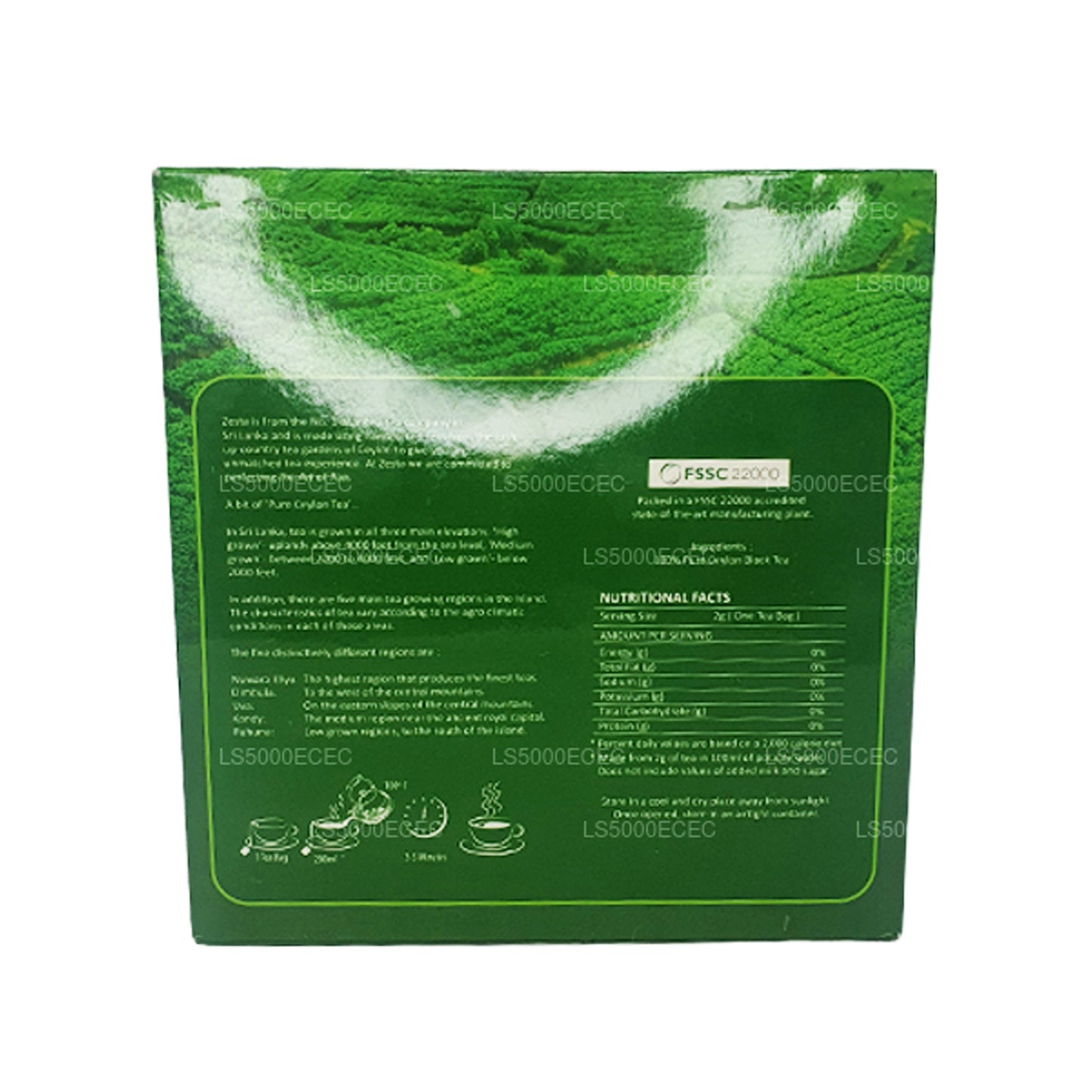 Zesta Real Ceylon Tea (200g) 100 torebek