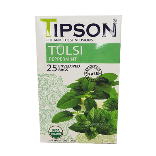 Tipson Herbata Organiczna Tulsi Z Miętą Pieprzową (30g)
