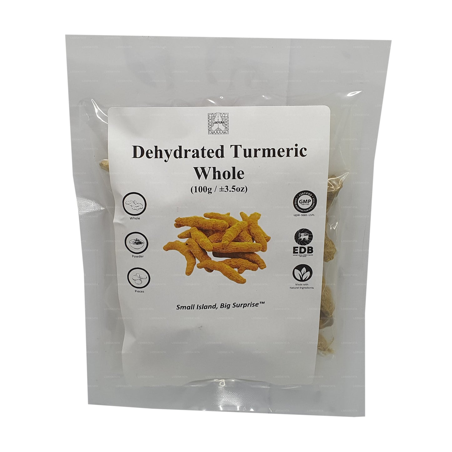 Lakpura Dehydrated Tumeric Whole
