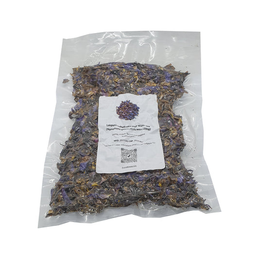 Lakpura Odwodniona Niebieska Lilia Wodna (Nymphaea Nouchali) Kwiaty