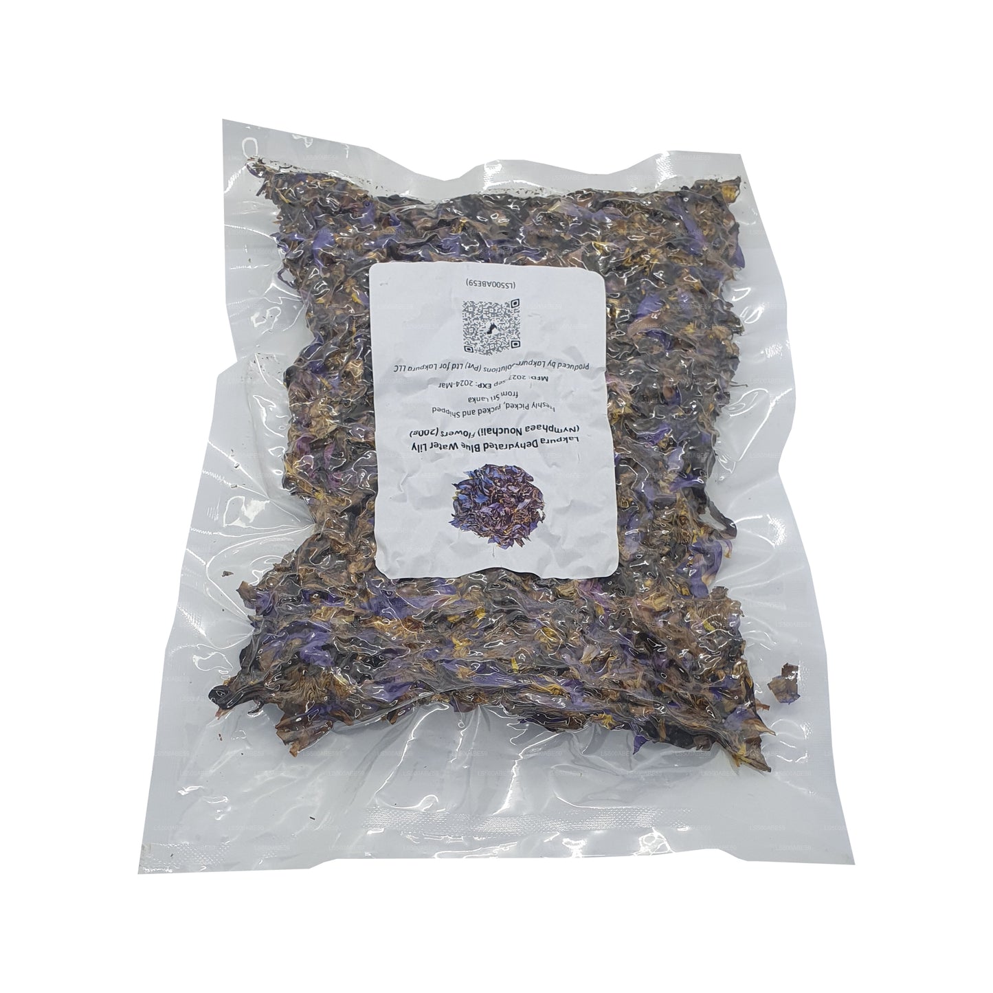 Lakpura Odwodniona Niebieska Lilia Wodna (Nymphaea Nouchali) Kwiaty